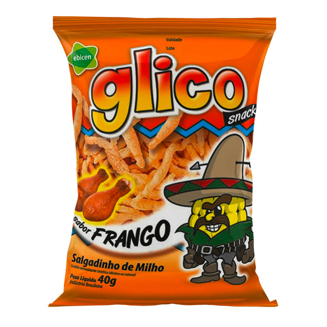 Kit Salgadinhos Ebicen Glico Snack Assado 30g a 40g