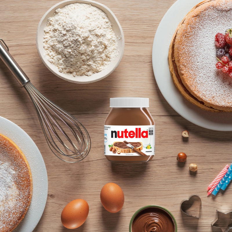 KIT C/2 CREME DE AVELÃ NUTELLA POTE GRANDE 650G