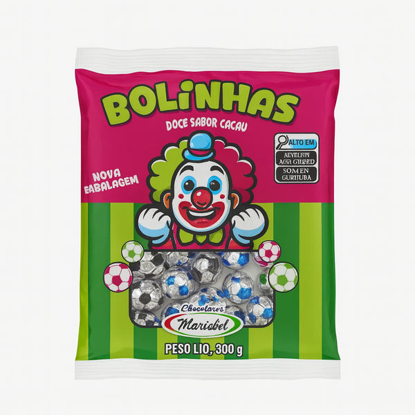 Bolinhas Futebol De Chocolate C/50un - Marisbel