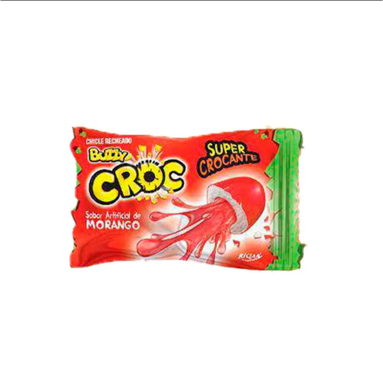 Chiclete Croc Morango C/40un Buzzy