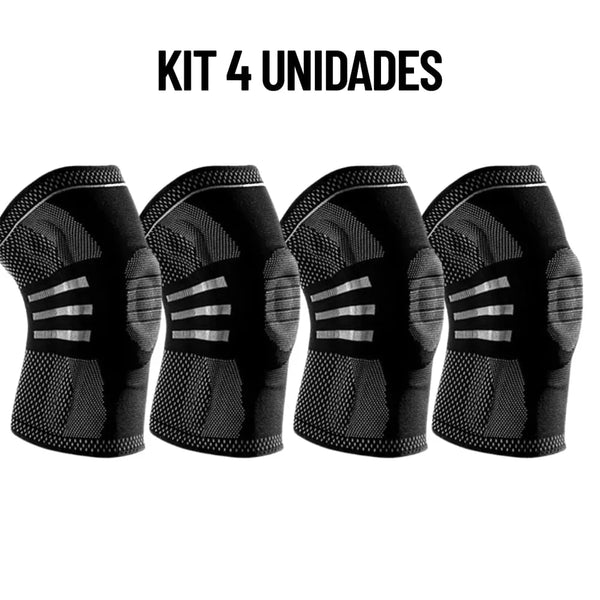 Kit 4 Joelheiras LegFix Mobi Active - Protetora e Ajustável