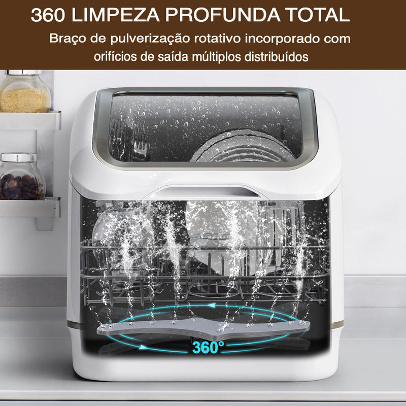Máquina de lavar louça portátil compacta mini