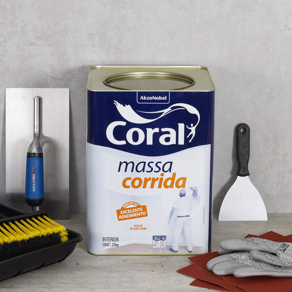 Massa Corrida Complementos Branca 25Kg Coral
