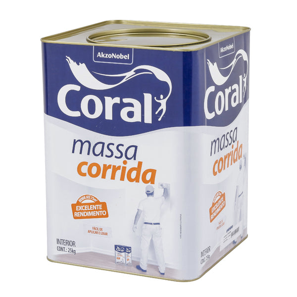 Massa Corrida Complementos Branca 25Kg Coral