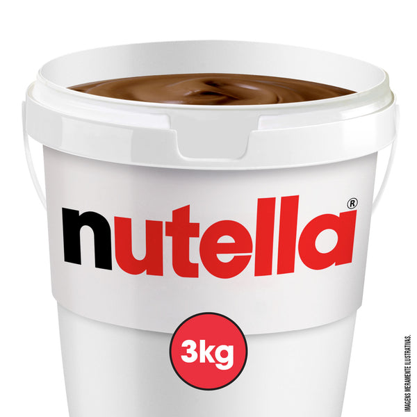 Nutella Creme de Avelã com Cacau Balde 3kg