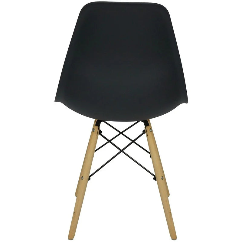 Kit 4 Cadeiras Charles Eames Eiffel Wood Design Varias Cores