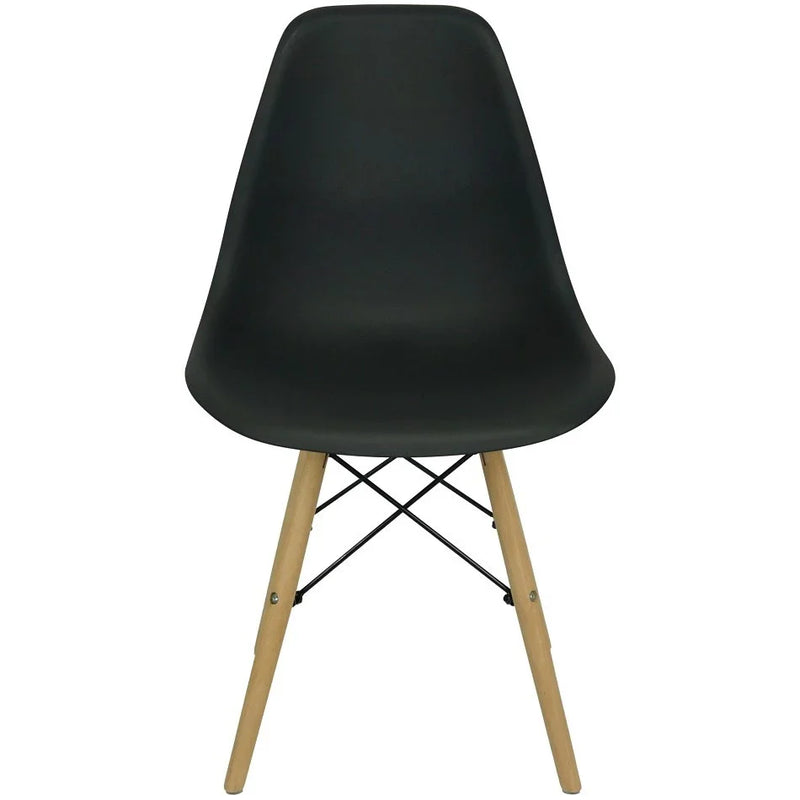 Kit 4 Cadeiras Charles Eames Eiffel Wood Design Varias Cores