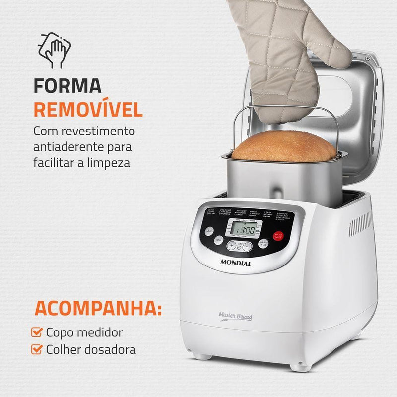 Panificadora Automática Mondial Master Bread 220V