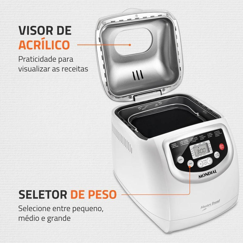 Panificadora Automática Mondial Master Bread 220V