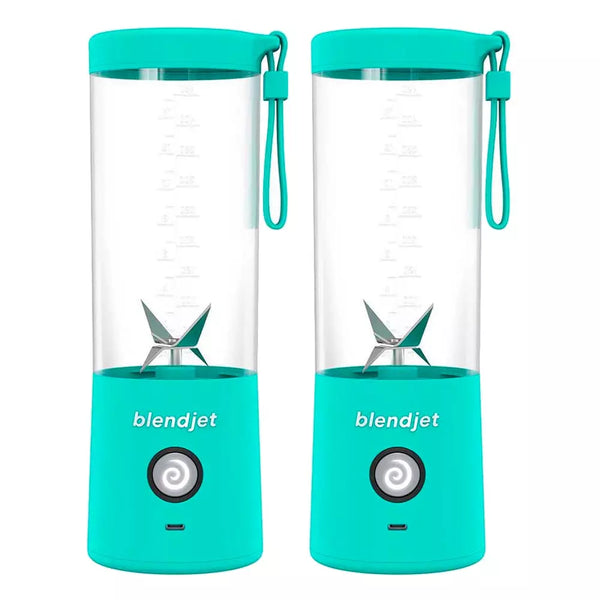 Kit 2 Mini Liquidificador Portátil - 6 Lâminas - Recarregável